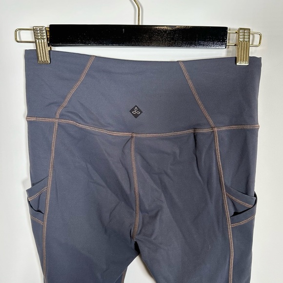 Prana Electra Dark Gray leggings - Picture 6 of 7